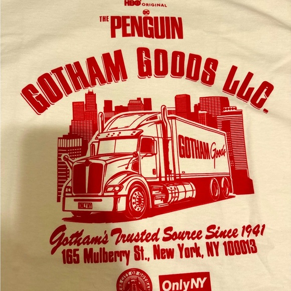 Super RARE Gotham Penguin T-Shirt from HBO Max Limited Series (XXL) - Picture 2 of 8